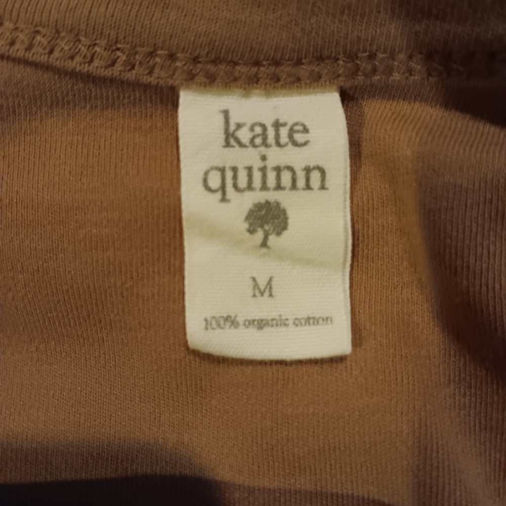 kate quinn Organic Cotton Brown Casual Dress With Pockets